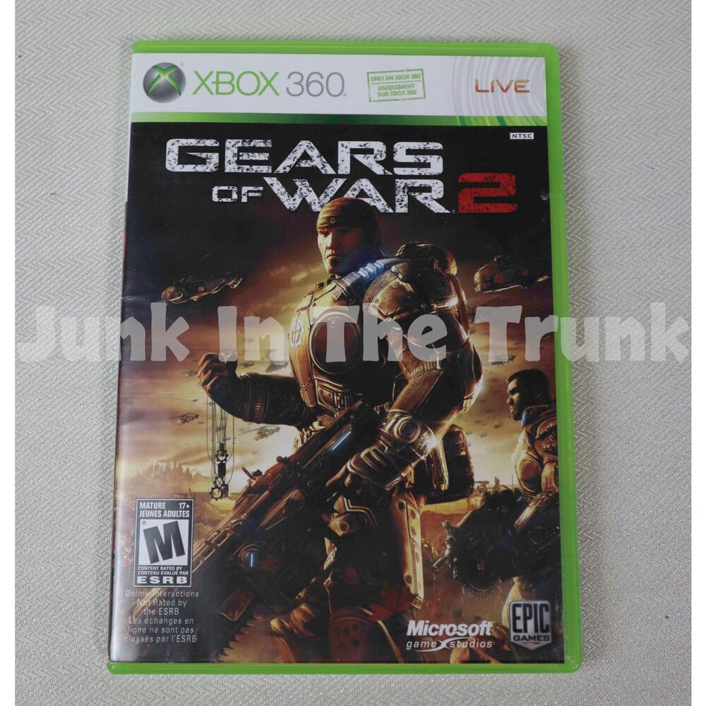 Gears Of War 2 Xbox 360 Game